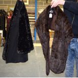 A FUR SHAWL AND A FUR JACKET. (2)