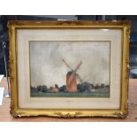 A FRAMED WATERCOLOUR by James Paterson, depicting Wenhaston Mill. 37 cm x 26 cm.