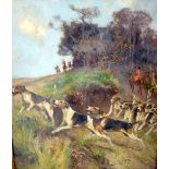 ARTHUR WARDLE, RI, RBA (1864-1949), framed oil on canvas, signed, dated verso 1926, figures on