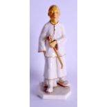 Royal Worcester figure of the Chinaman impressed and printed green mark date code for 1881. 18cm
