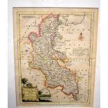 AN ANTIQUE MAP OF BUCKINGHAMSHIRE. 27 cm x 21 cm.