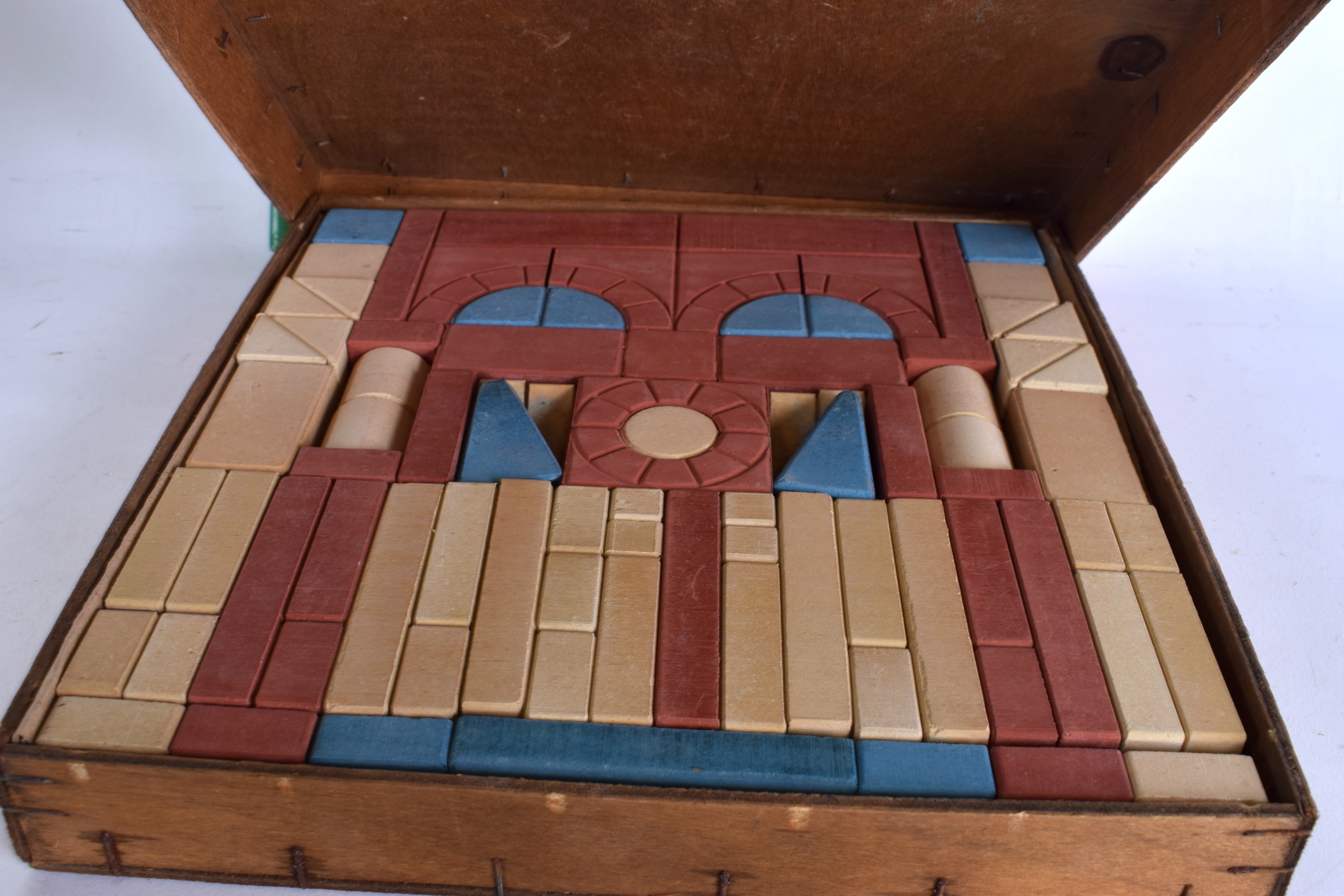 A VINTAGE LOTT'S BRICKS WOODEN BUILDING BLOCK GAME, together with a vintage "The Best of Girl" - Image 4 of 4