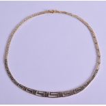 A 1970S 14CT GOLD CHAIN NECKLACE. 15.6 grams.