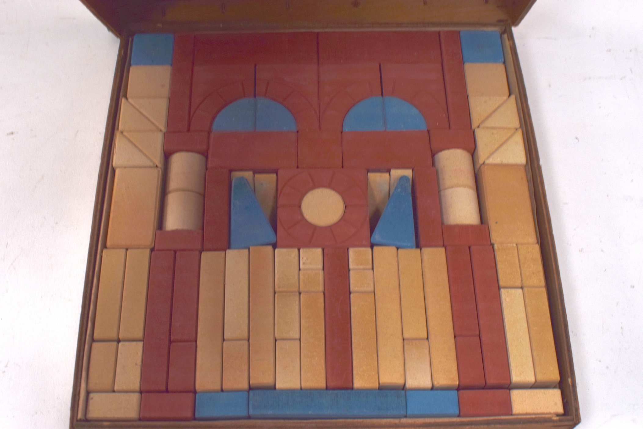 A VINTAGE LOTT'S BRICKS WOODEN BUILDING BLOCK GAME, together with a vintage "The Best of Girl" - Image 3 of 4