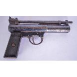 A VINTAGE AIR PISTOL, "The Webley Senoir".19 cm long.