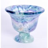 A BLUEJOHN STYLE GLASS BOWL. 8.75 cm high.