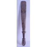 A LOVELY 19TH CENTURY POLYNESIAN SOUTHSEA ISLANDS TRIBAL CLUB/PADDLE possibly Tongan, with unusual