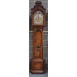 A FINE EARLY 18TH CENTURY DUTCH MARQUETRY LONGCASE CLOCK by Johannes Petrus Logge of Amsterdam,