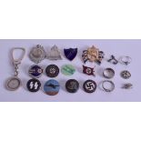 A COLLCECTION OF VARIOUS SILVER AND OTHER MEDALLIONS including some Nazi related. (qty)