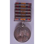 A SOUTH AFRICA MEDAL with rare bar, presented to 3350 P T E T Martin L S Lanc R.