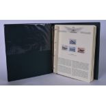 A STAMP ALBUM, including Railway and Classic Car Heritage.