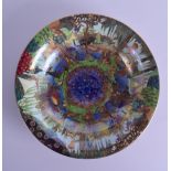 A GOOD LARGE WEDGWOOD FAIRYLAND LUSTRE BOWL by Daisy Makeig Jones, painted with various goblins