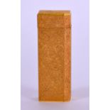 A BOXED FRENCH CARTIER TEXTURED LIGHTER. 7 cm high.