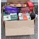 A LARGE QUANTITY OF BISCUIT TINS, various manufacturers. (qty)