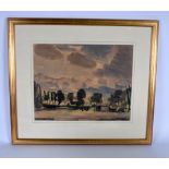 ROBERT WHITTLE (British), framed watercolour, signed, impressionist landscape. 37 cm x 47 cm.