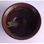 A RARE LATE 19TH CENTURY AUSTRIAN COLD PAINTED BRONZE 'TRAPPED MICE' BOWL modelled as a planter