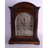 A GOOD MID 19TH CENTURY CARVED COROMANDEL LUND & BLOCKLEY BRACKET CLOCK the silvered dial engraved
