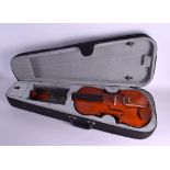 A MODERN GEAR 4 MUSIC DELUXE VIOLA within a fitted case. 67 cm long.