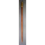 A MODERN NOVELTY WALKING CANE, the top with telescope. 96 cm.
