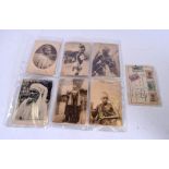 A COLLECTION OF EARLY AFRICAN POSTCARDS, together with a group of stamps, Congo.