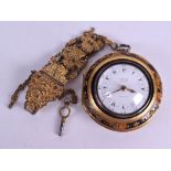 A FINE 18TH CENTURY ENGLISH PAIR CASED POCKET WATCH by George Charles of London, made for the Middle