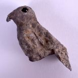 A RARE EARLY CONTINENTAL CENTRAL ASIAN SILVER BIRD of naturalistic form. 8 cm x 7.5 cm.