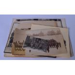 A COLLECTION OF MILITARY PHOTOGRAPHS, of varying regiment. (qty)