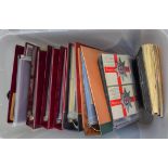 A LARGE COLLECTION OF FIRST DAY COVERS AND STAMPS, most contained within albums. (qty)