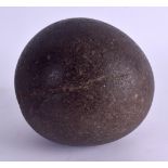 AN EARLY CANNONBALL. 13 cm wide.