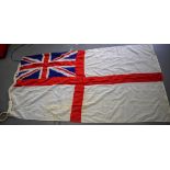 A BRITISH MILITARY UNION JACK. 90 cm x 170 cm.