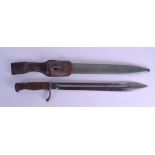 A GERMAN MAUSER BUTCHER KNIFE stamped Simpson Suhl. 51 cm long.