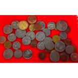 A QUANTITY OF COINAGE, some American. (qty)