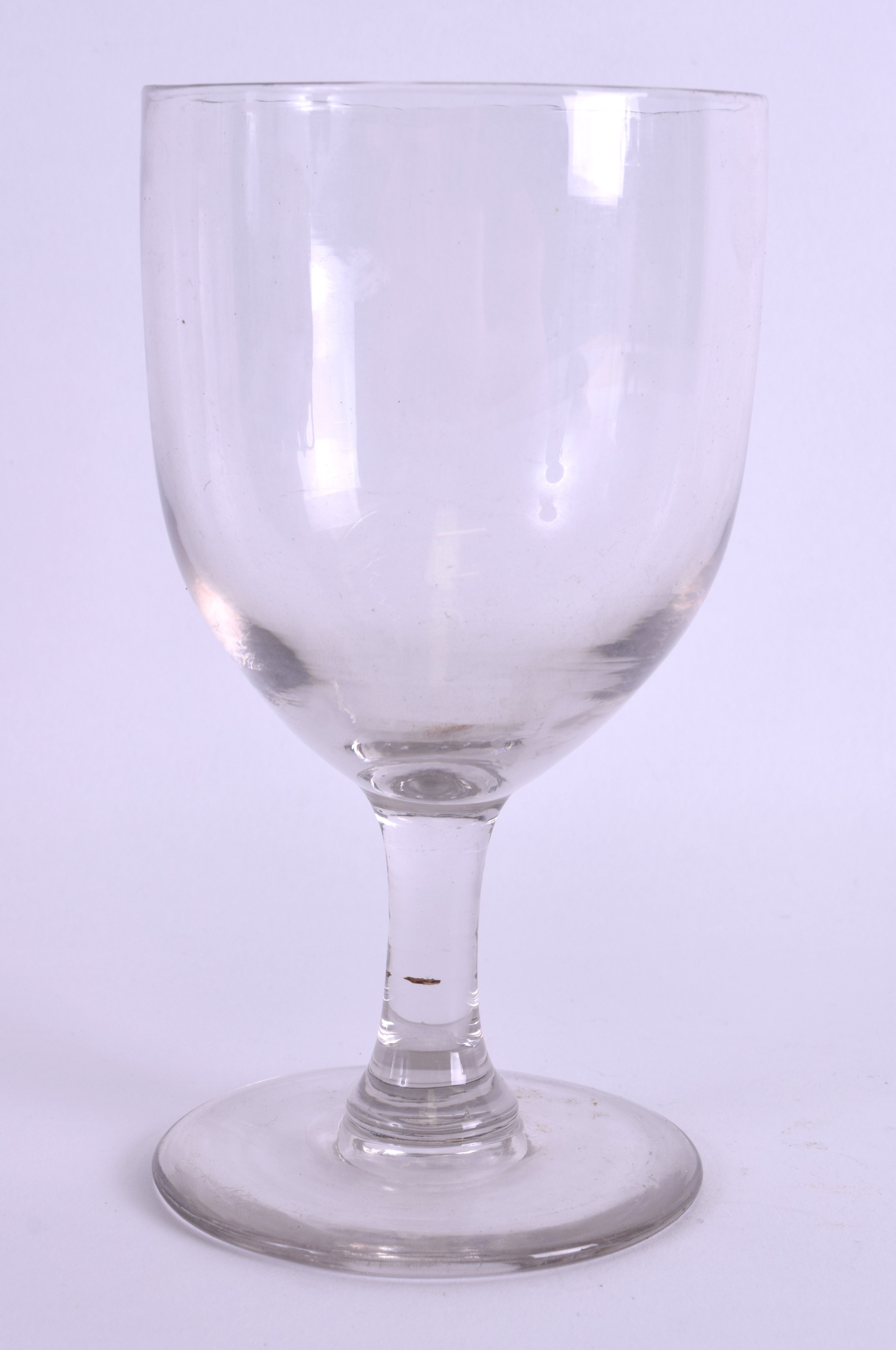 A GEORGE III GLASS. 17 cm high.