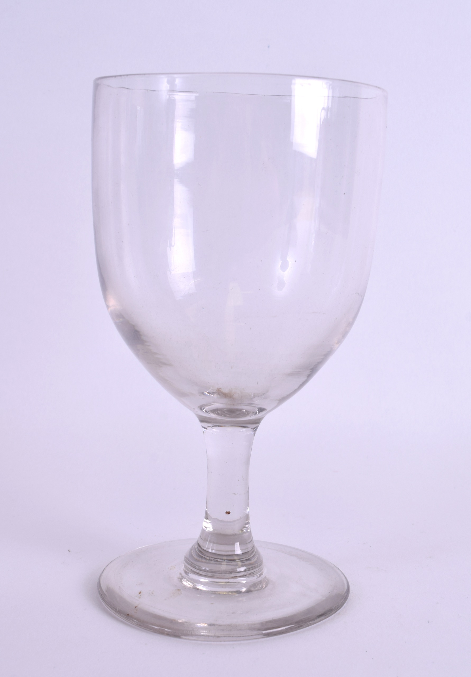 A GEORGE III GLASS. 17 cm high. - Image 2 of 2