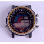 A RARE VINTAGE CASIO DIGITAL SURFERS WATCH. 4 cm wide.