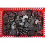 A LARGE COLLECTION OF PRE 1947 SILVER COINS approx. 2.5kgs. (qty)