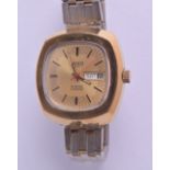 A VINTAGE LANCO AUTOMATIC WRISTWATCH. 4 cm wide.