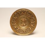 A WINN & CO. BRONZE DISH, c.1900, of plain circular form, cast in relief in the Renaissance style