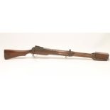 AN SMLE STYLE SWIFT TRAINING RIFLE, with slide wood cover over the pin mechanism, bolt action,