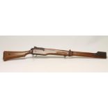 AN SMLE STYLE SWIFT TRAINING RIFLE, with forward metal shroud covering pin mechanism, bolt action,