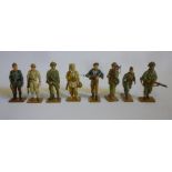 Approximately one hundred Del Prado painted metal military figures depicting early to mid 20th