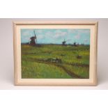 JOHN MACKIE (Scottish b.1953), A Dutch Landscape, pastel, signed and dated (19)95, 23" x 31", framed