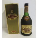 Two bottles Renault Cognac V.S.O.P., boxed