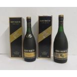 Two bottles Remy Martin V.S.O.P., boxed