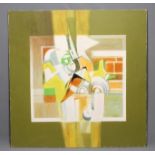 GERALD FRENCH (1927-2001), Through the Square Green, acrylic on board, signed and dated (19)70,