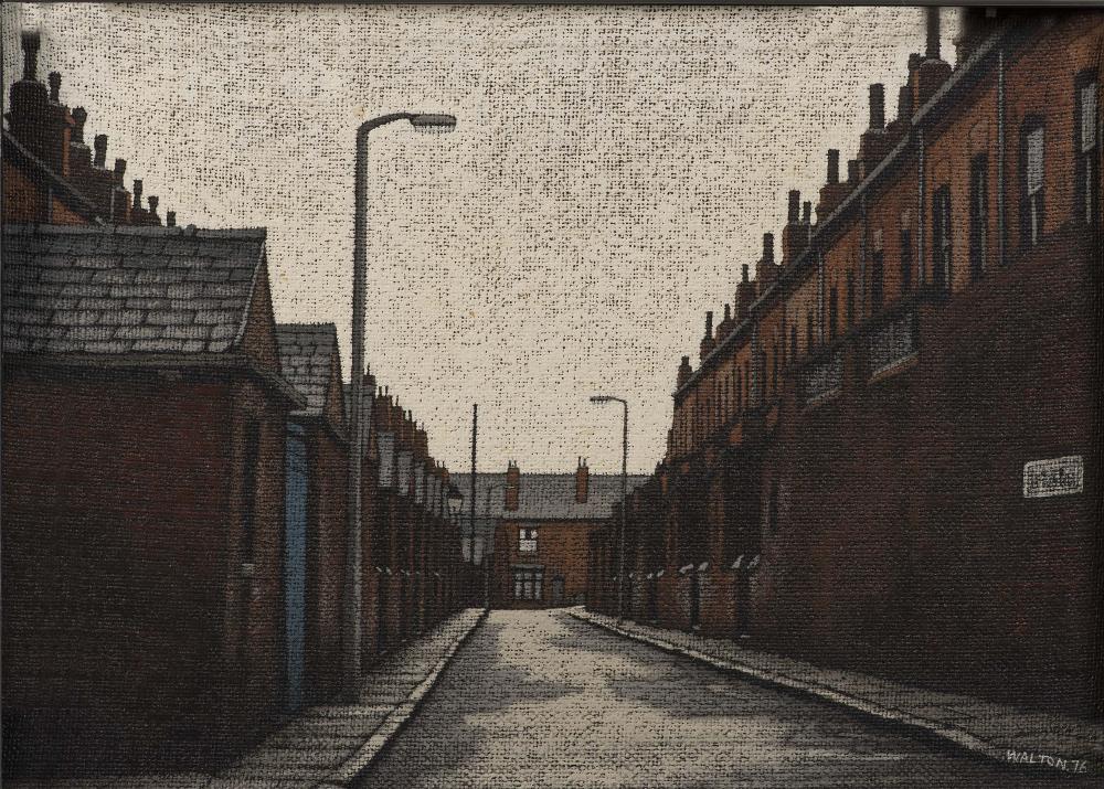 STUART WALTON (b.1933), Rosemount Place, Armley, Leeds, oil on board, signed and dated (19)76, 13" x - Bild 2 aus 4