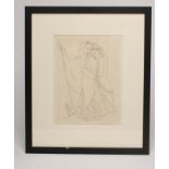 LETTICE SANDFORD (1902-1993), Young Couple, wood engraving, signed in pencil, plate size 10" x 7 1/