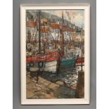 TOM DURKIN (1928-1990), Scarborough, oil on canvas, signed, inscribed verso, 20" x 30", framed (