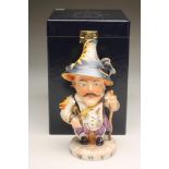 A ROYAL CROWN DERBY CHINA "LOW MILLENNIUM DWARF", 1999, No.32 of a limited edition of 100, 6 3/4"