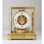 A BRASS CASED JAEGER-LECOULTRE ATMOS CLOCK, second half 20th century, the movement with large